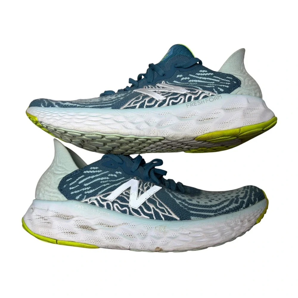 New Balance Fresh Foam 1080 v11 Womens Running Shoes Blue W1080M11 Neon Accent